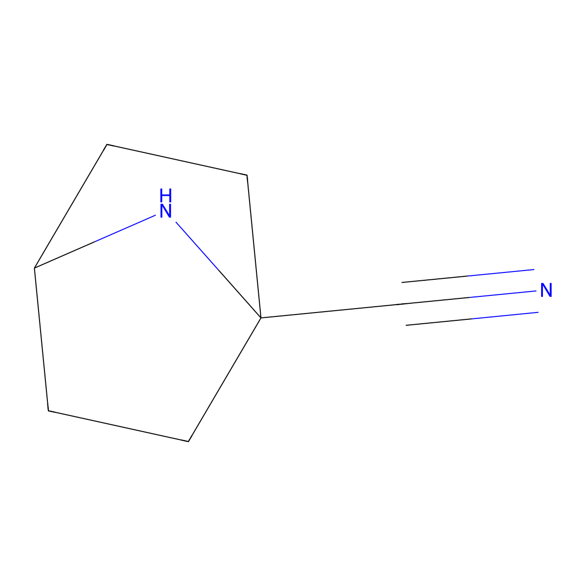 7-Azabicyclo[2.2.1]heptane-1-carbonitrile molecular structure, CAS 1193090-76-4