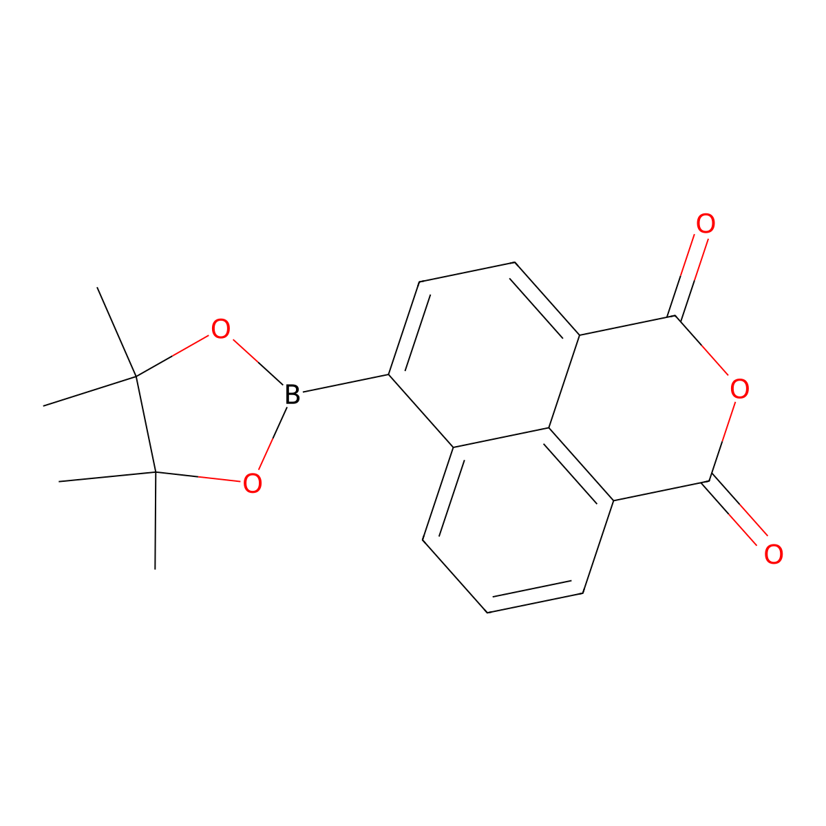 6-(4,4,5,5-Tetramethyl-1,3,2-dioxaborolan-2-yl)benzo[de]isochromene-1,3-dione molecular structure, CAS 1193092-34-0