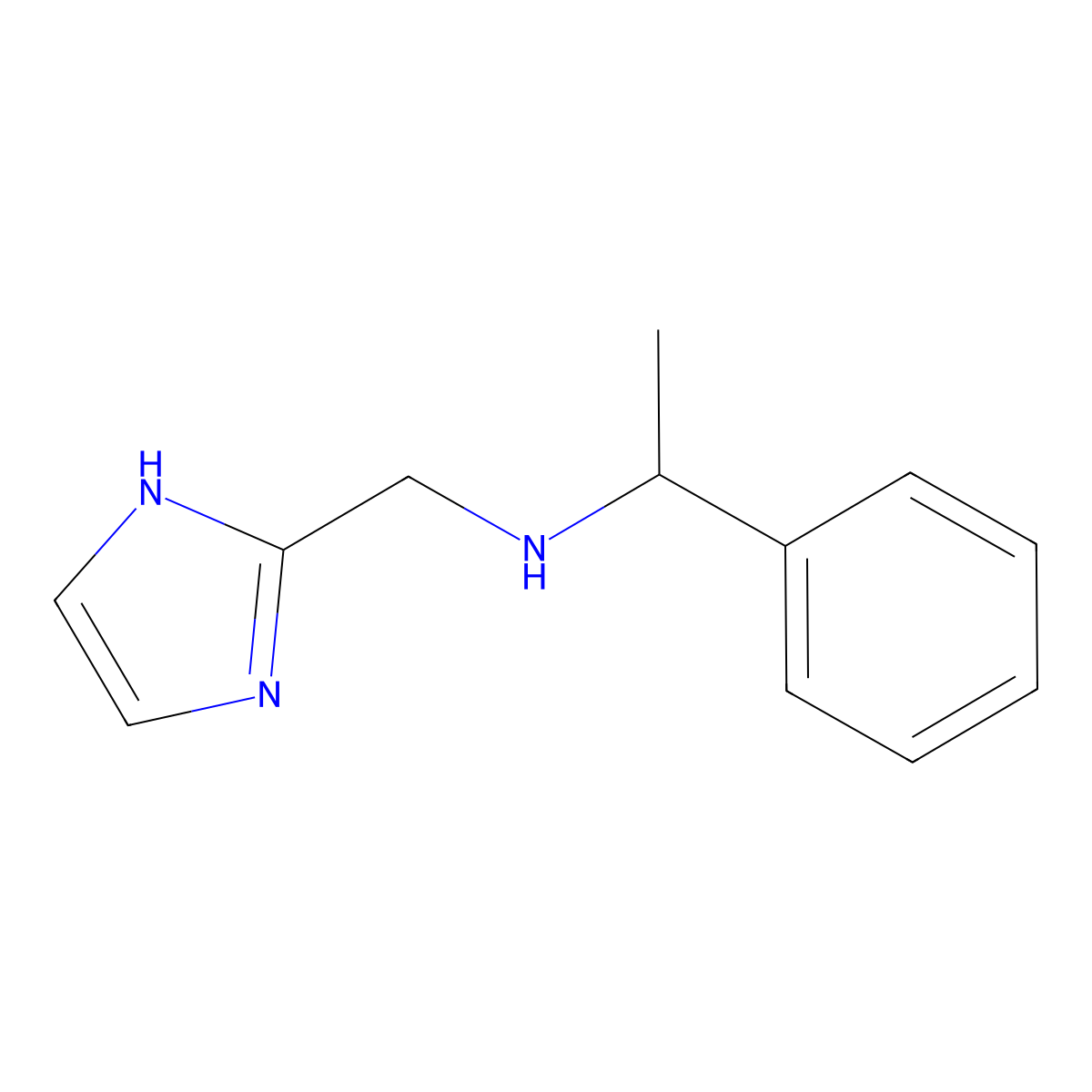 [(1H-imidazol-2-yl)methyl](1-phenylethyl)amine molecular structure, CAS 1193243-45-6