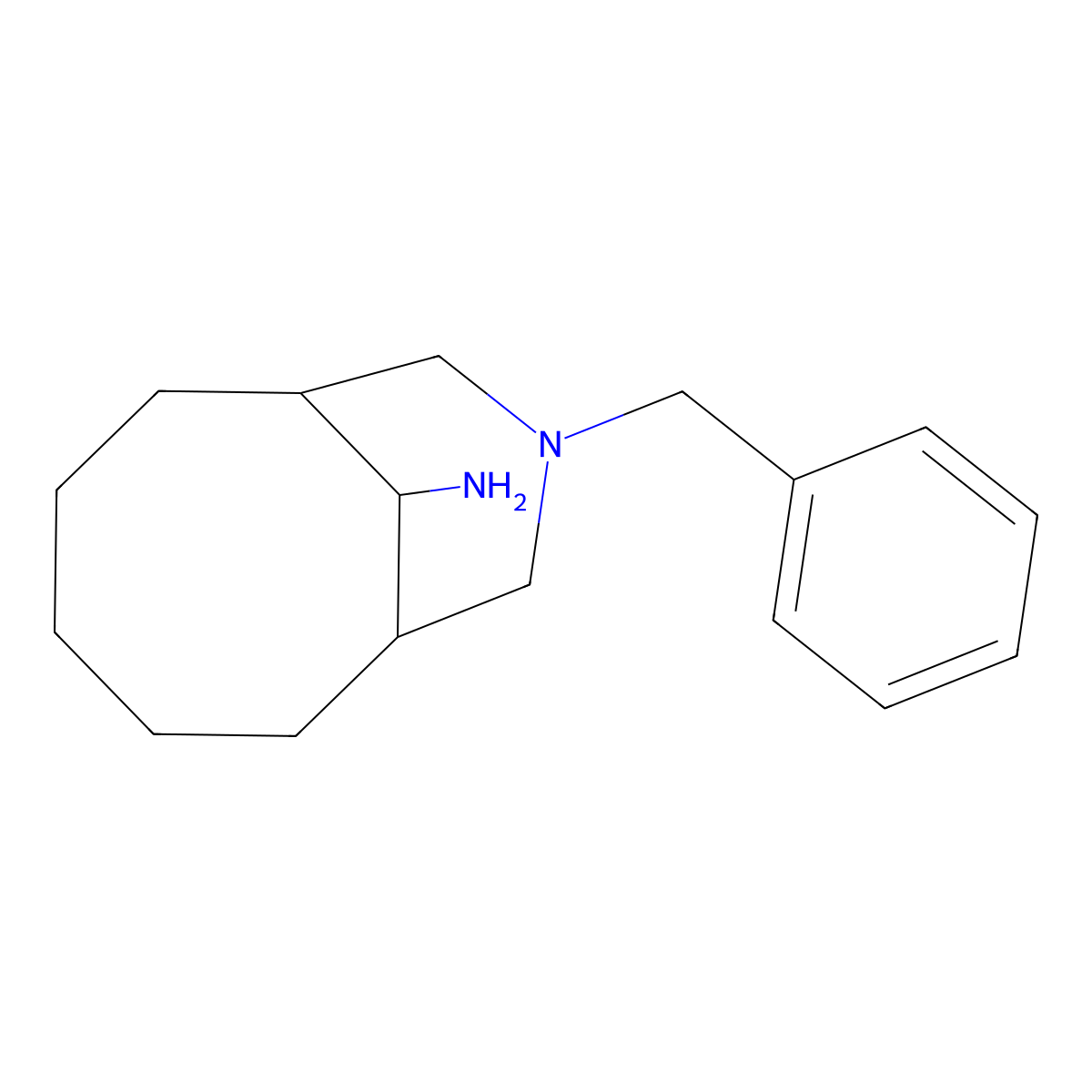 9-Benzyl-9-azabicyclo[5.3.1]undecan-11-amine molecular structure, CAS 1193387-73-3