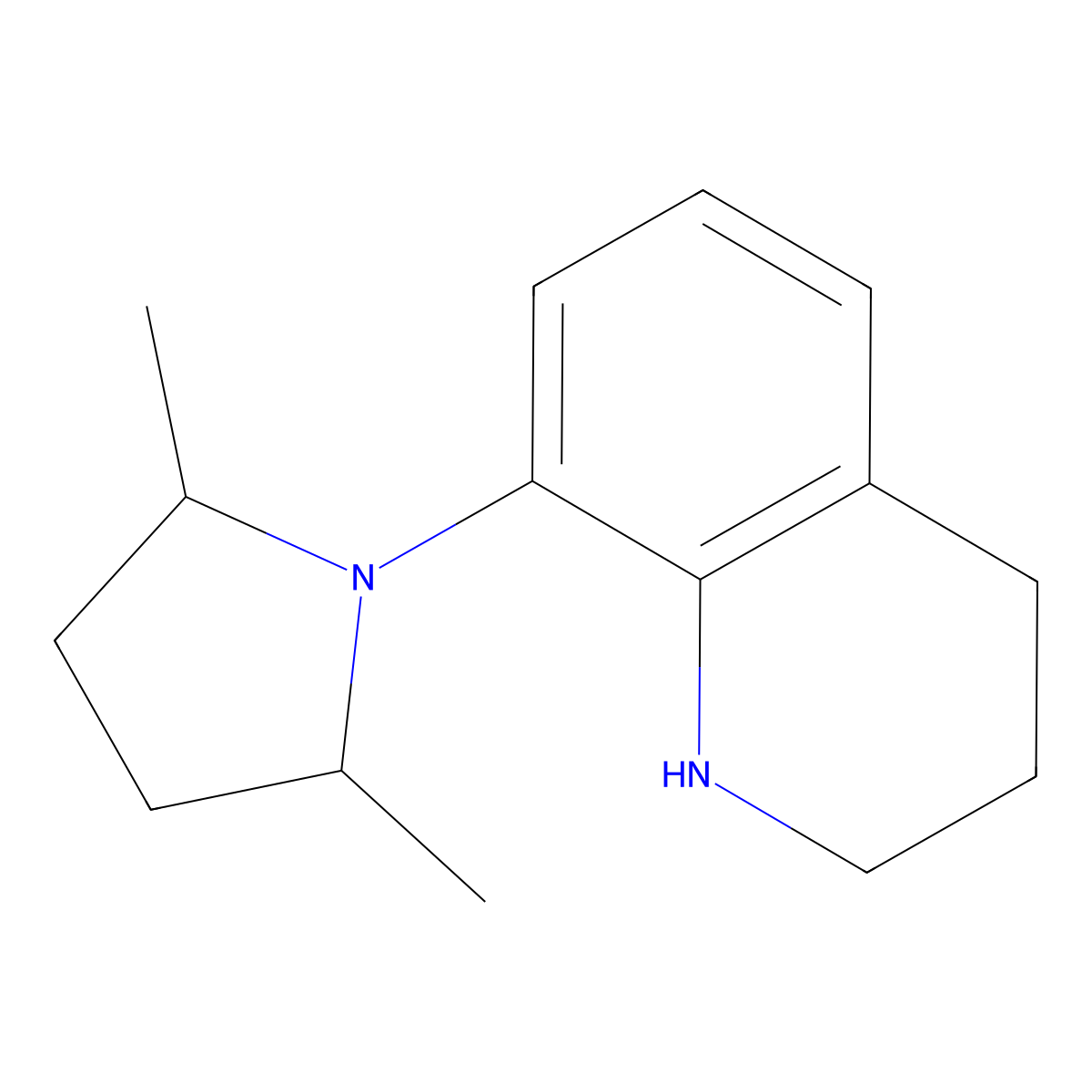 8-(2,5-Dimethylpyrrolidin-1-yl)-1,2,3,4-tetrahydroquinoline molecular structure, CAS 1193387-76-6