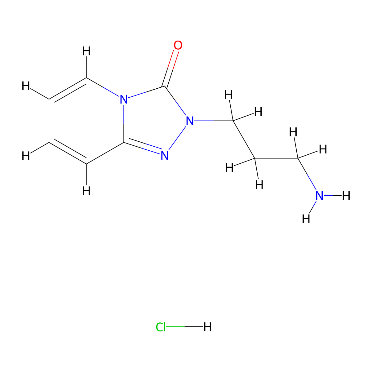 2-(3-aminopropyl)-2H,3H-[1,2,4]triazolo[4,3-a]pyridin-3-one hydrochloride molecular structure, CAS 1193388-32-7