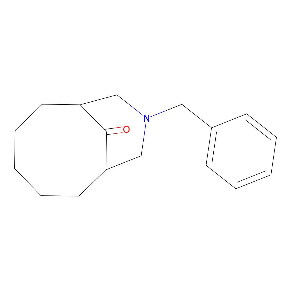 9-Benzyl-9-azabicyclo[5.3.1]undecan-11-one molecular structure, CAS 1193388-93-0