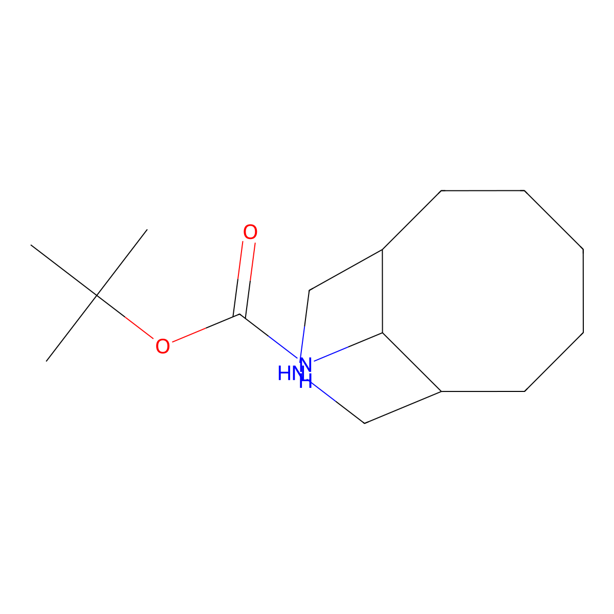 Tert-butyl N-{9-azabicyclo[5.3.1]undecan-11-YL}carbamate molecular structure, CAS 1193390-62-3