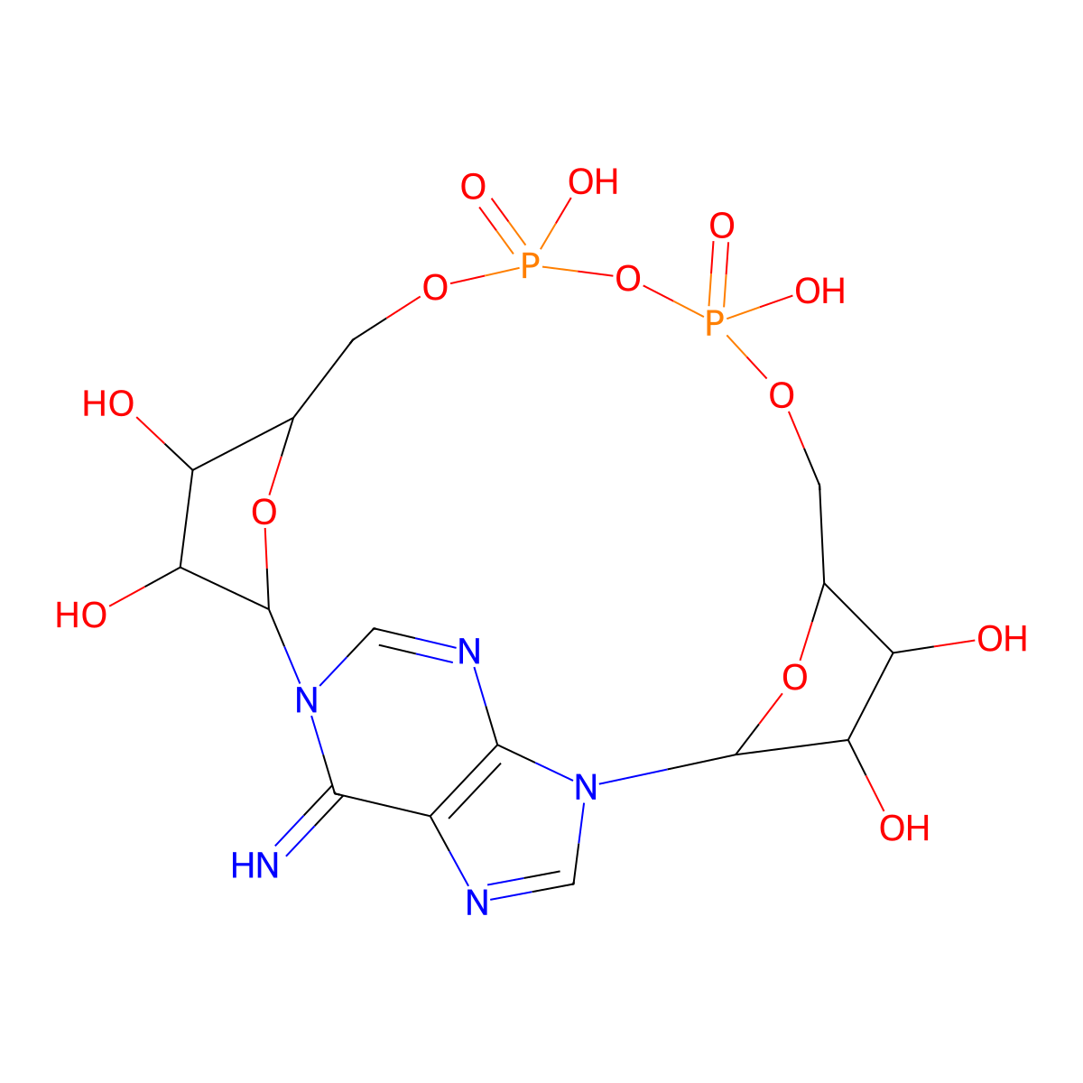 Cyclic ADP-Ribose molecular structure, CAS 119340-53-3