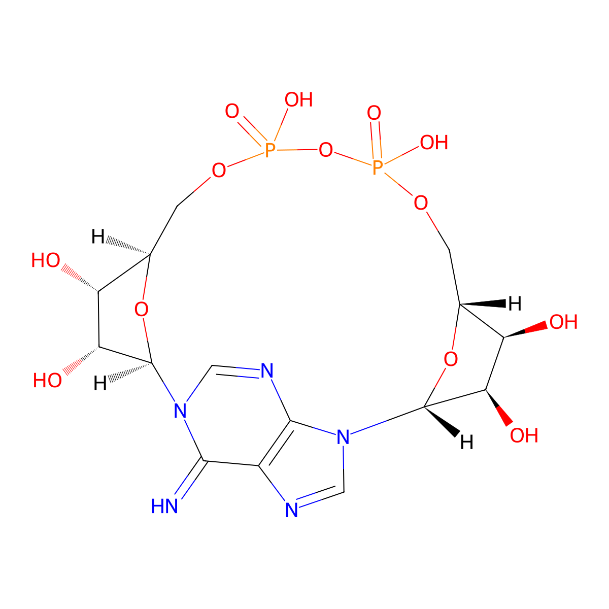 Cyclic ADP-Ribose molecular structure, CAS 119340-53-3