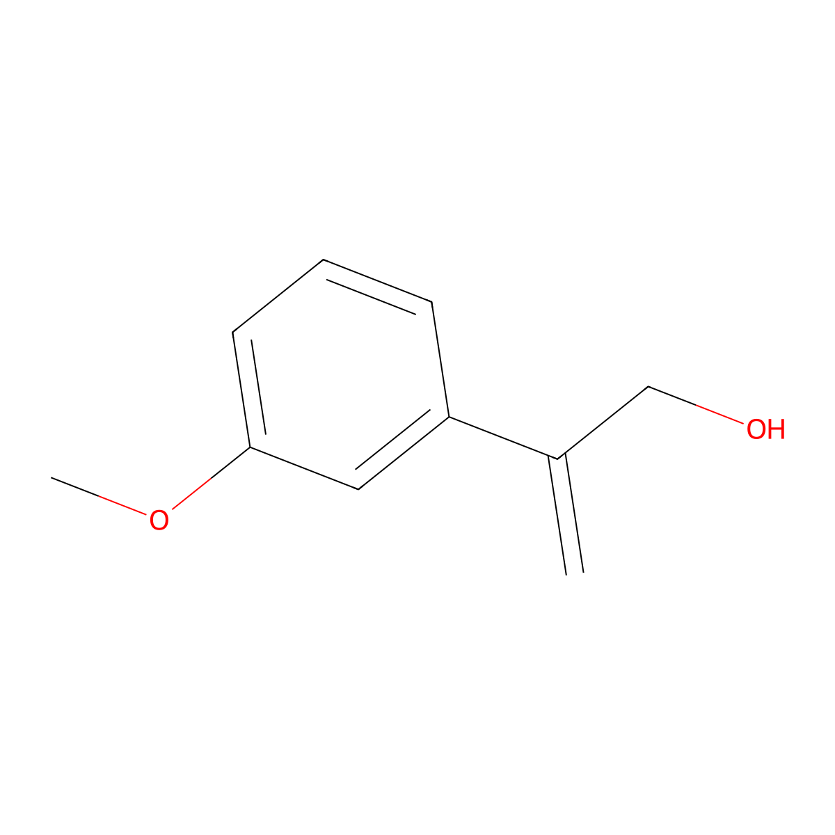 2-(3-Methoxyphenyl)prop-2-en-1-ol molecular structure, CAS 119346-06-4