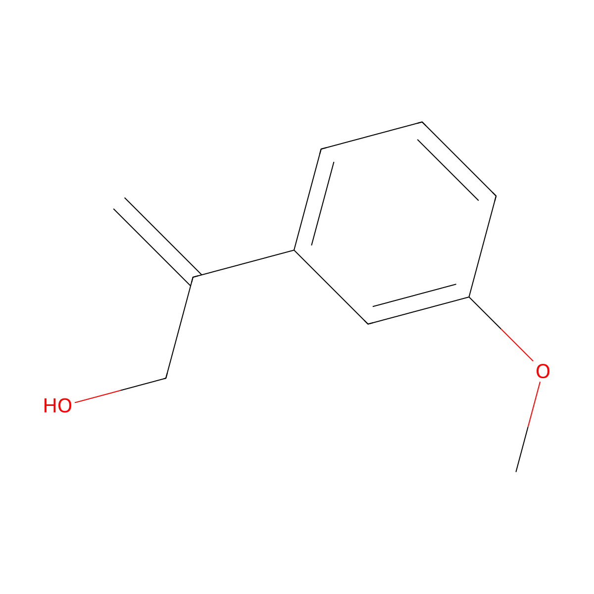 2-(3-Methoxyphenyl)prop-2-en-1-ol molecular structure, CAS 119346-06-4