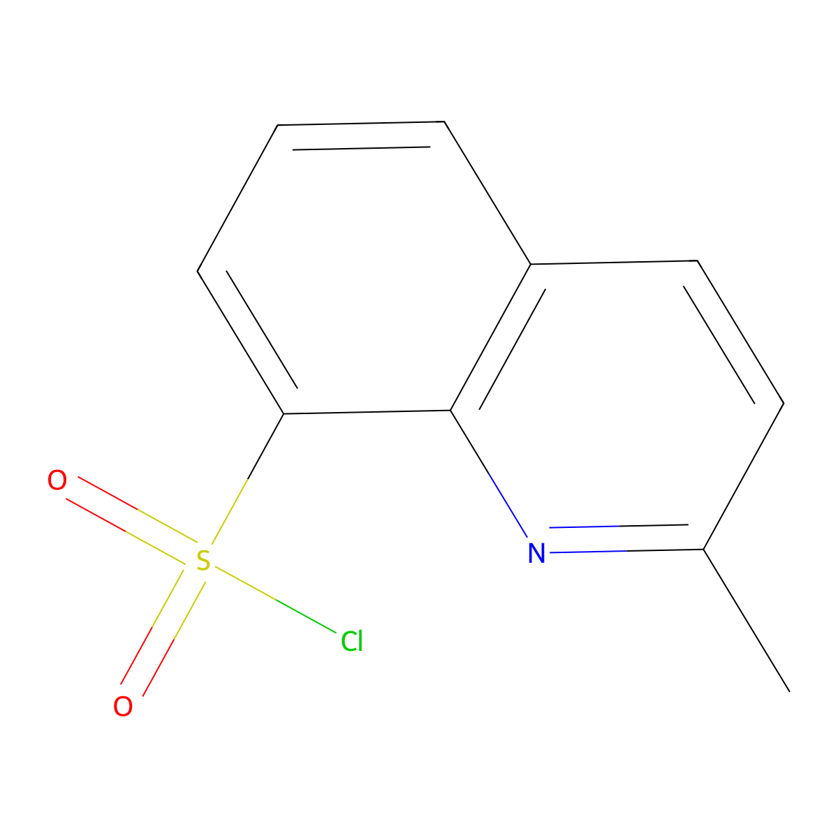 2-Methylquinoline-8-sulfonyl chloride molecular structure, CAS 119373-30-7