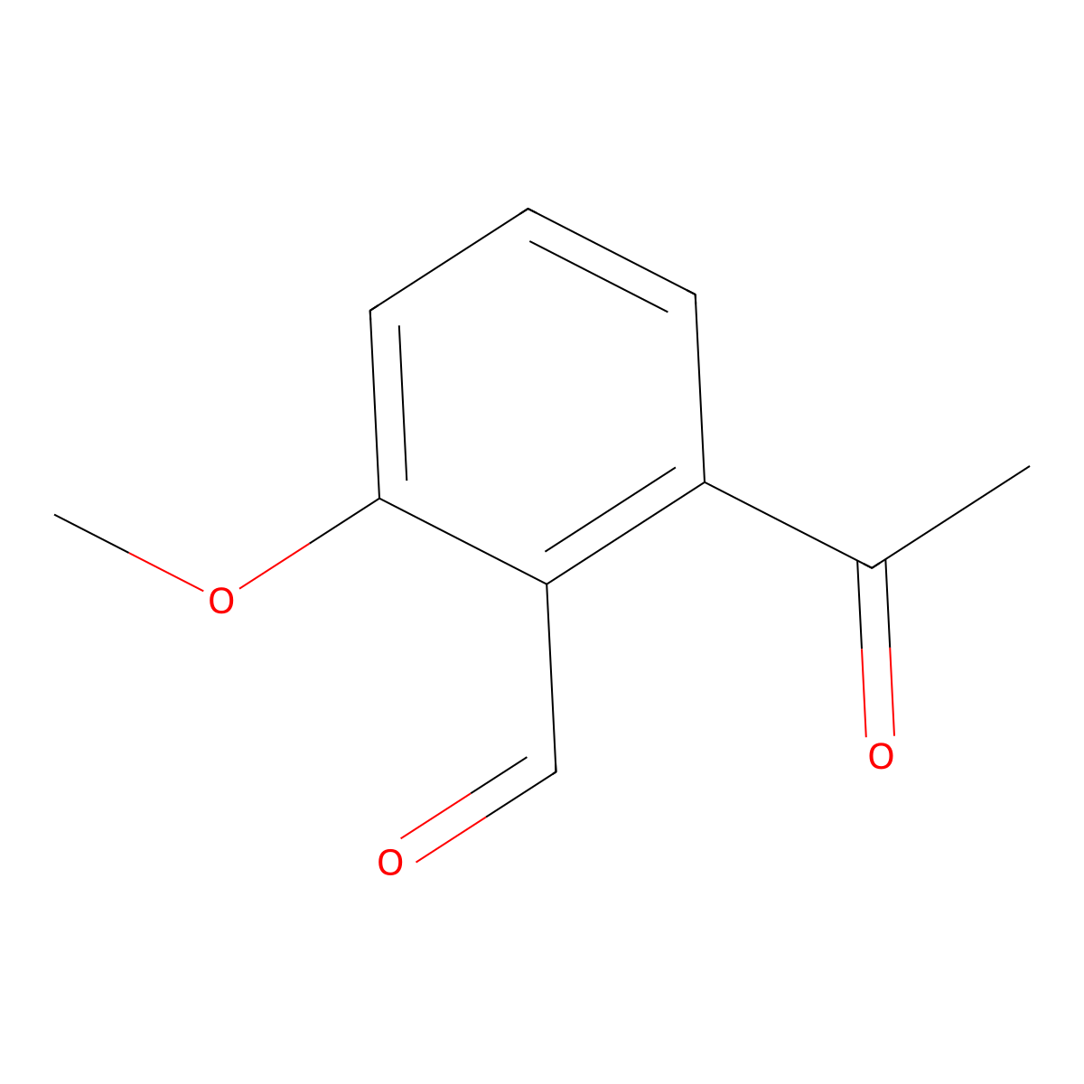 2-Acetyl-6-methoxybenzaldehyde molecular structure, CAS 1193731-71-3