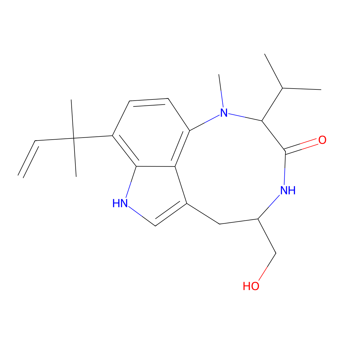 Pendolmycin molecular structure, CAS 119375-01-8