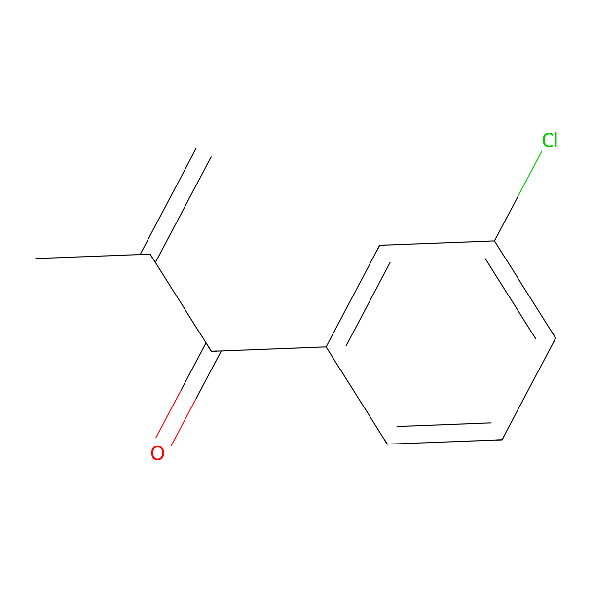 1-(3-Chlorophenyl)-2-methyl-2-propenone molecular structure, CAS 1193779-94-0