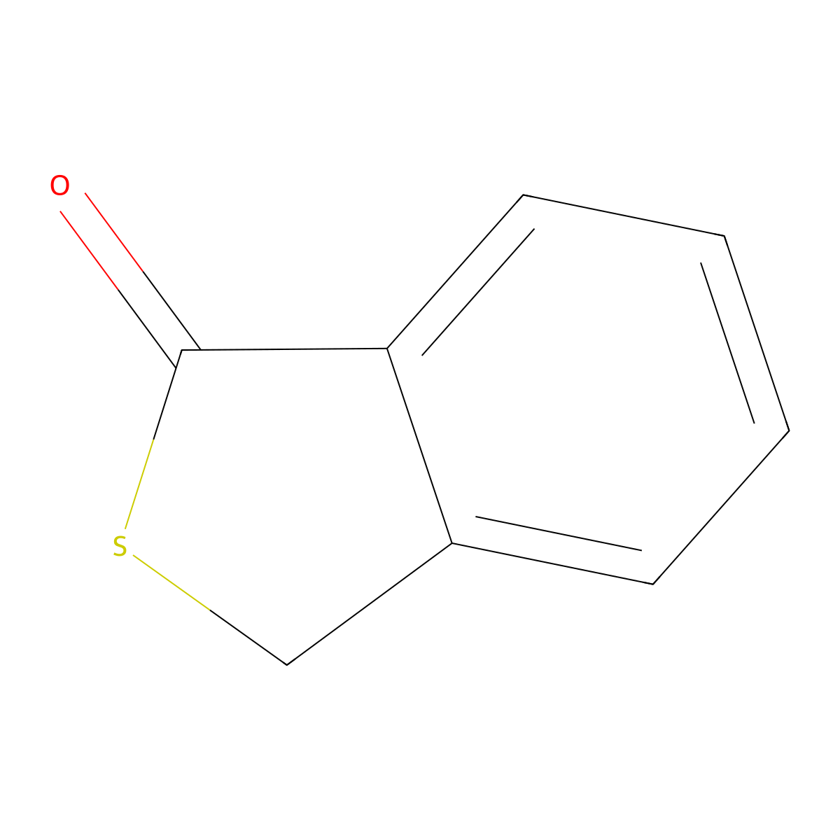 Benzo[c]thiophen-1(3H)-one molecular structure, CAS 1194-57-6