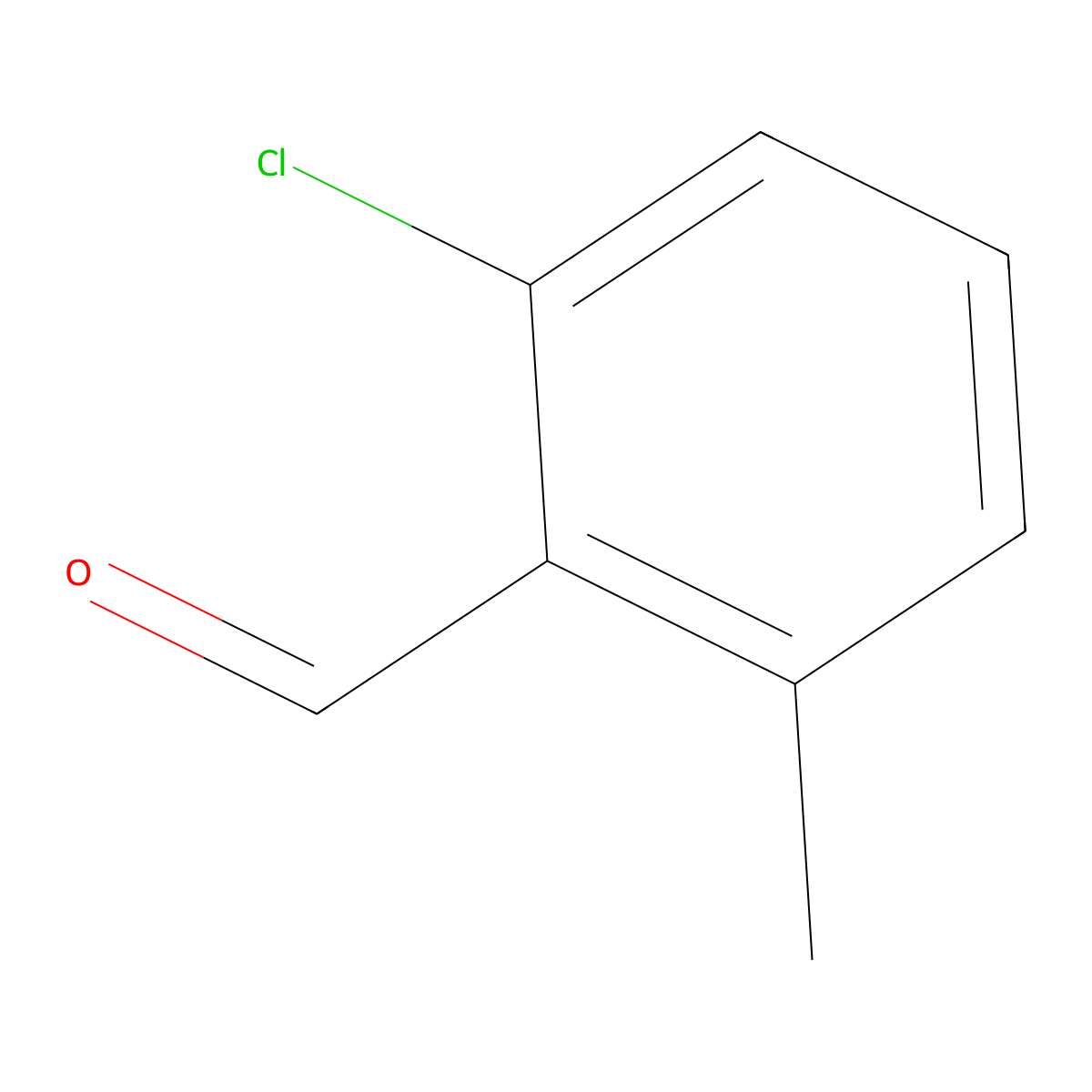 2-Chloro-6-methylbenzaldehyde molecular structure, CAS 1194-64-5