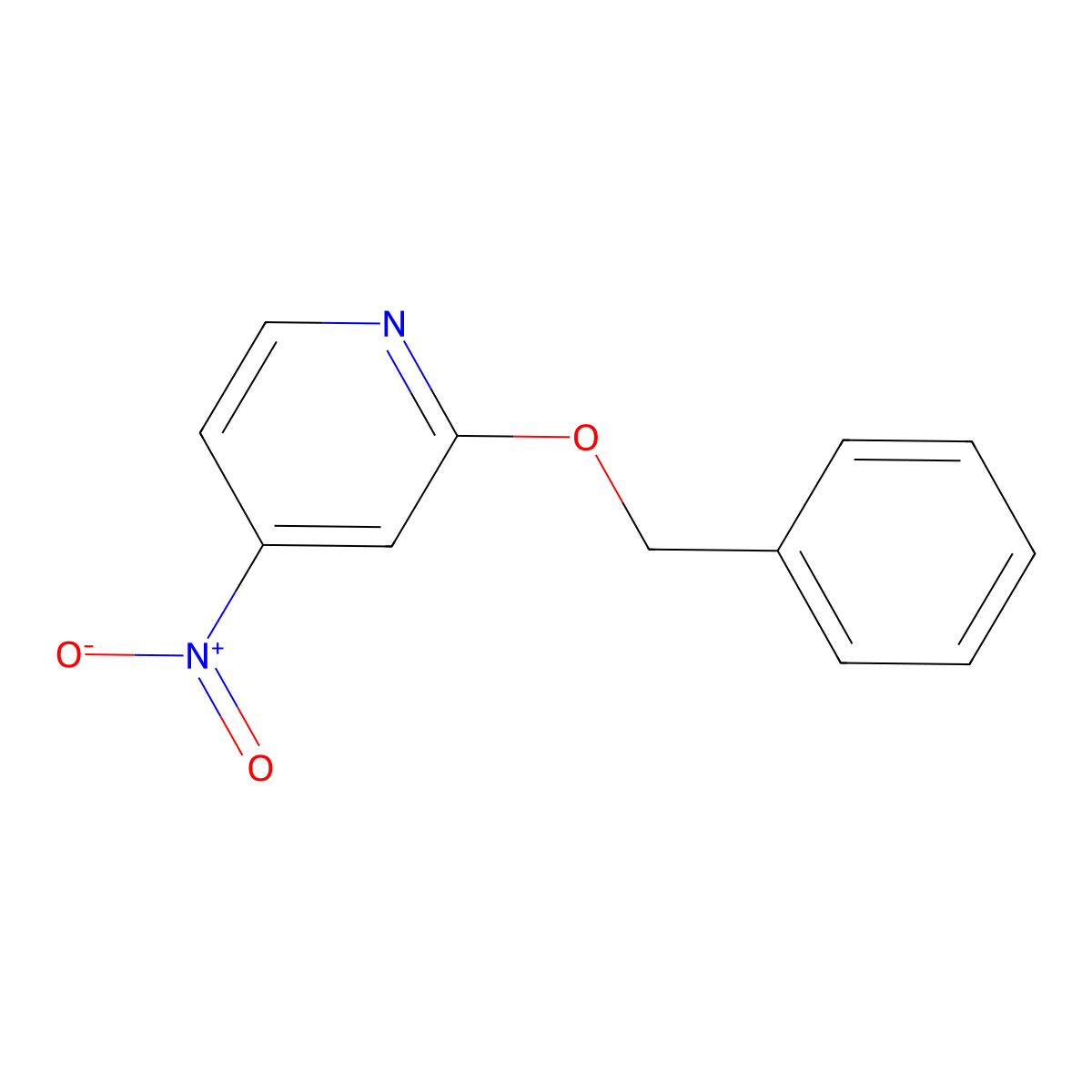 2-(Benzyloxy)-4-nitropyridine molecular structure, CAS 1194041-65-0
