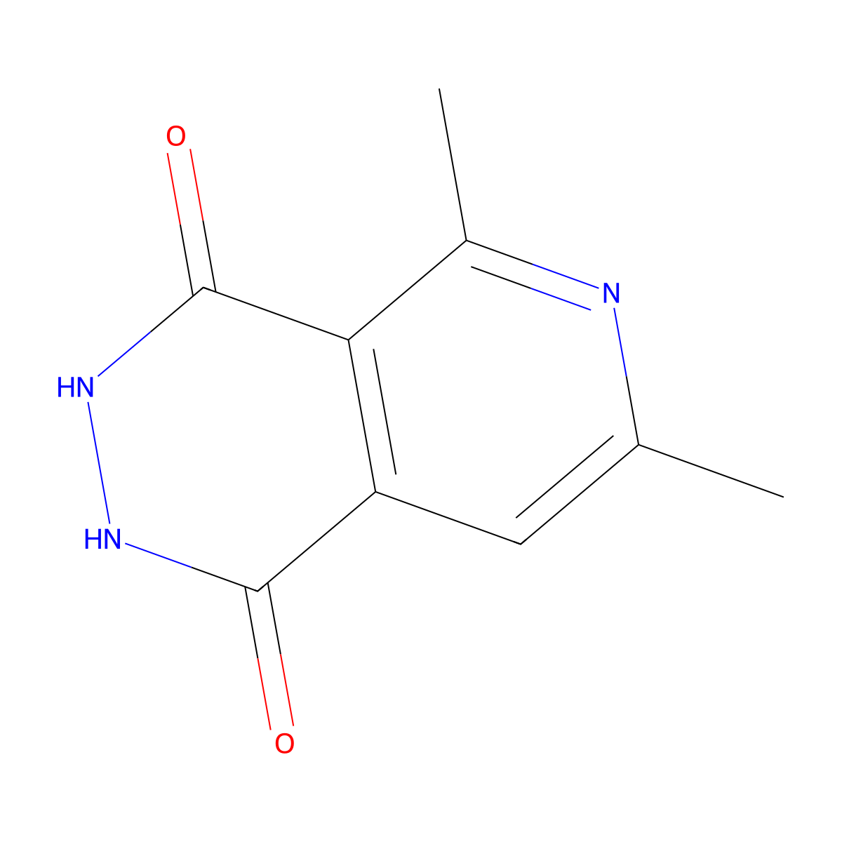 5,7-Dimethyl-2,3-dihydropyrido[3,4-d]pyridazine-1,4-dione molecular structure, CAS 119416-33-0