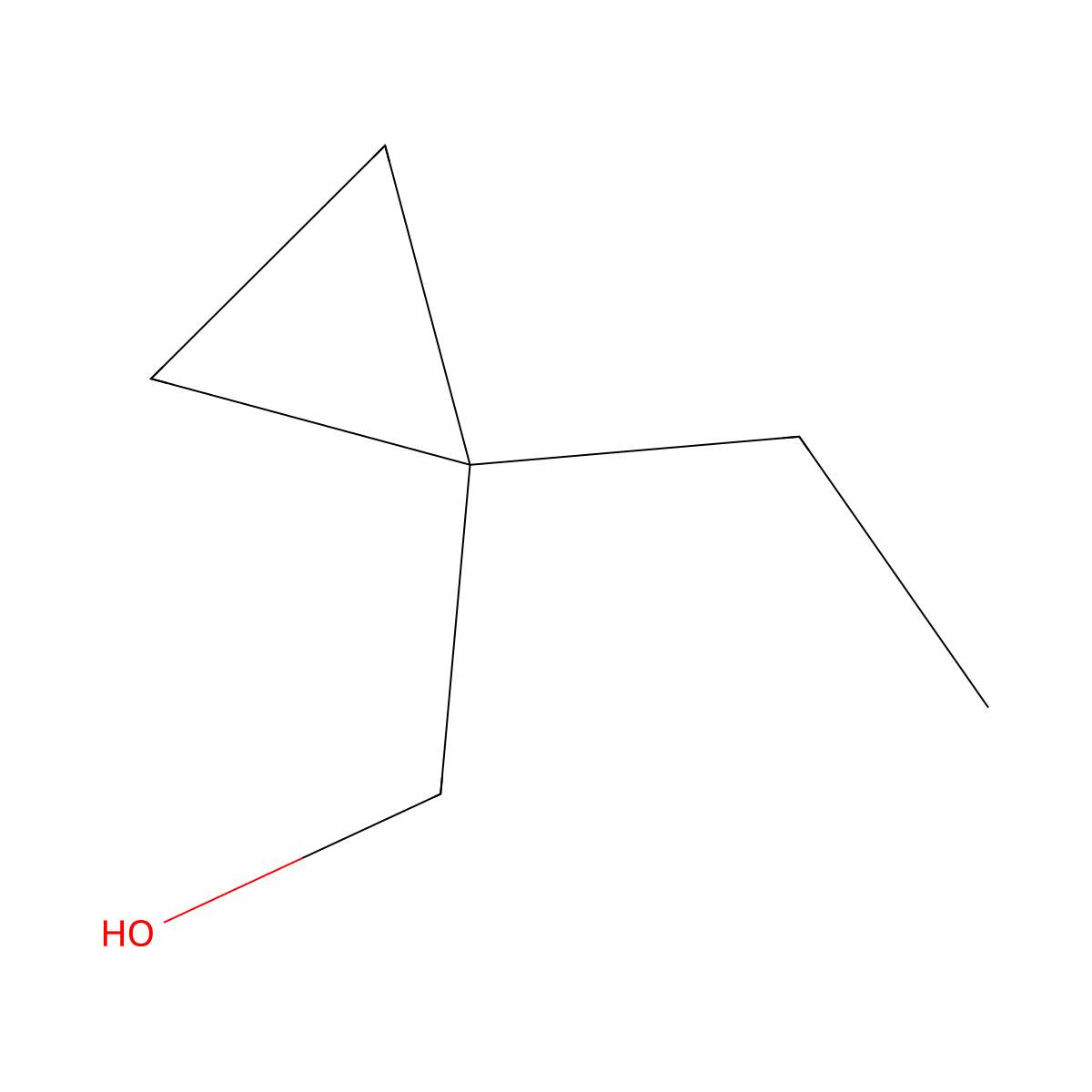 (1-Ethylcyclopropyl)methanol molecular structure, CAS 1194258-24-6
