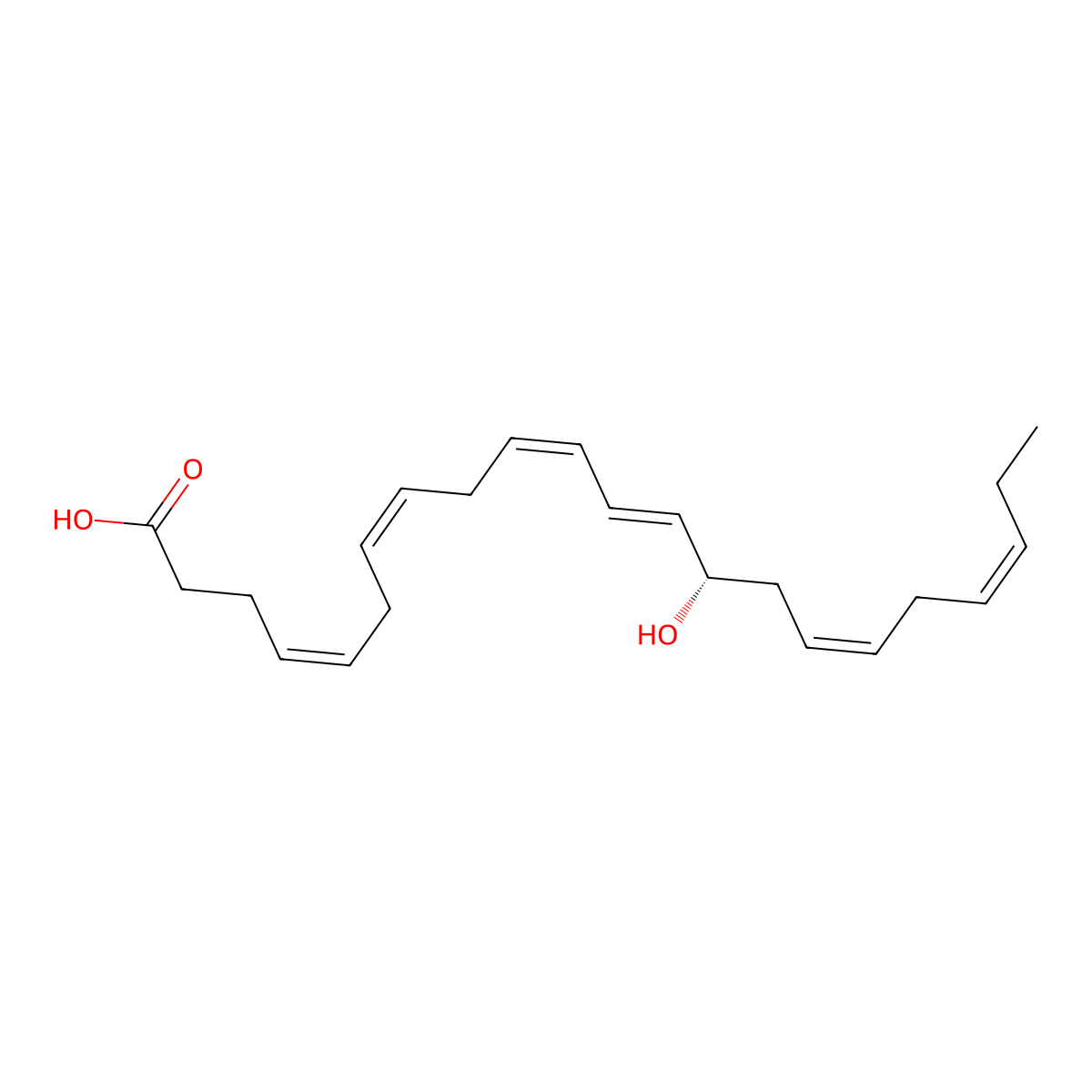 14S-Hdha molecular structure, CAS 119433-37-3