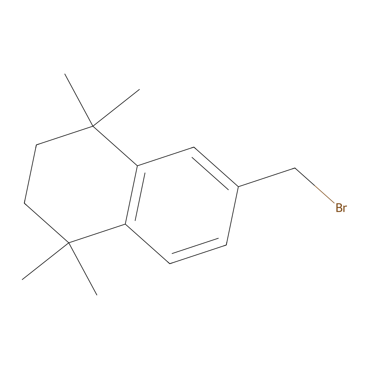 6-(Bromomethyl)-1,1,4,4-Tetramethyl-1,2,3,4-Tetrahydronaphthalene molecular structure, CAS 119435-90-4