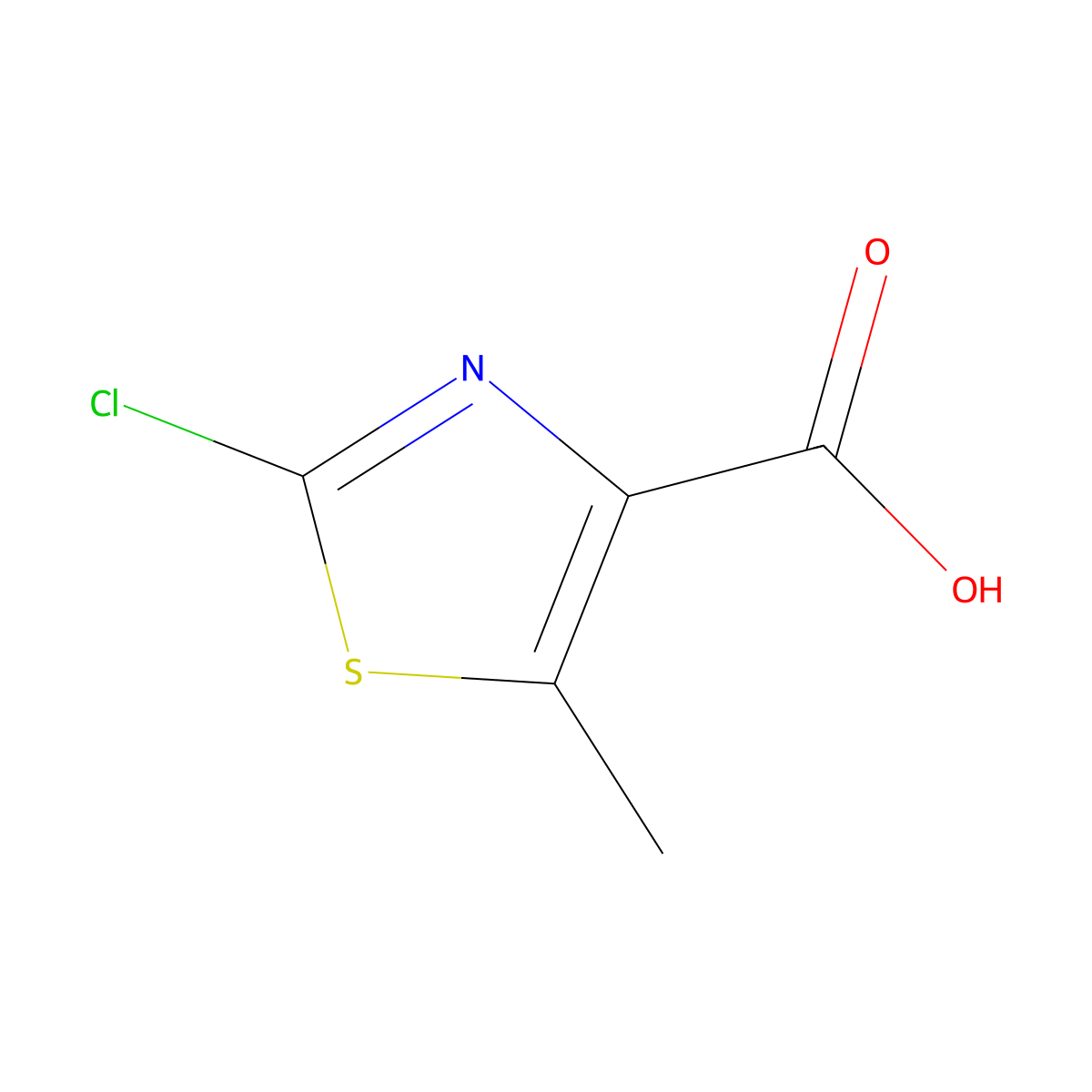 2-Chloro-5-methyl-1,3-thiazole-4-carboxylic acid molecular structure, CAS 1194374-24-7