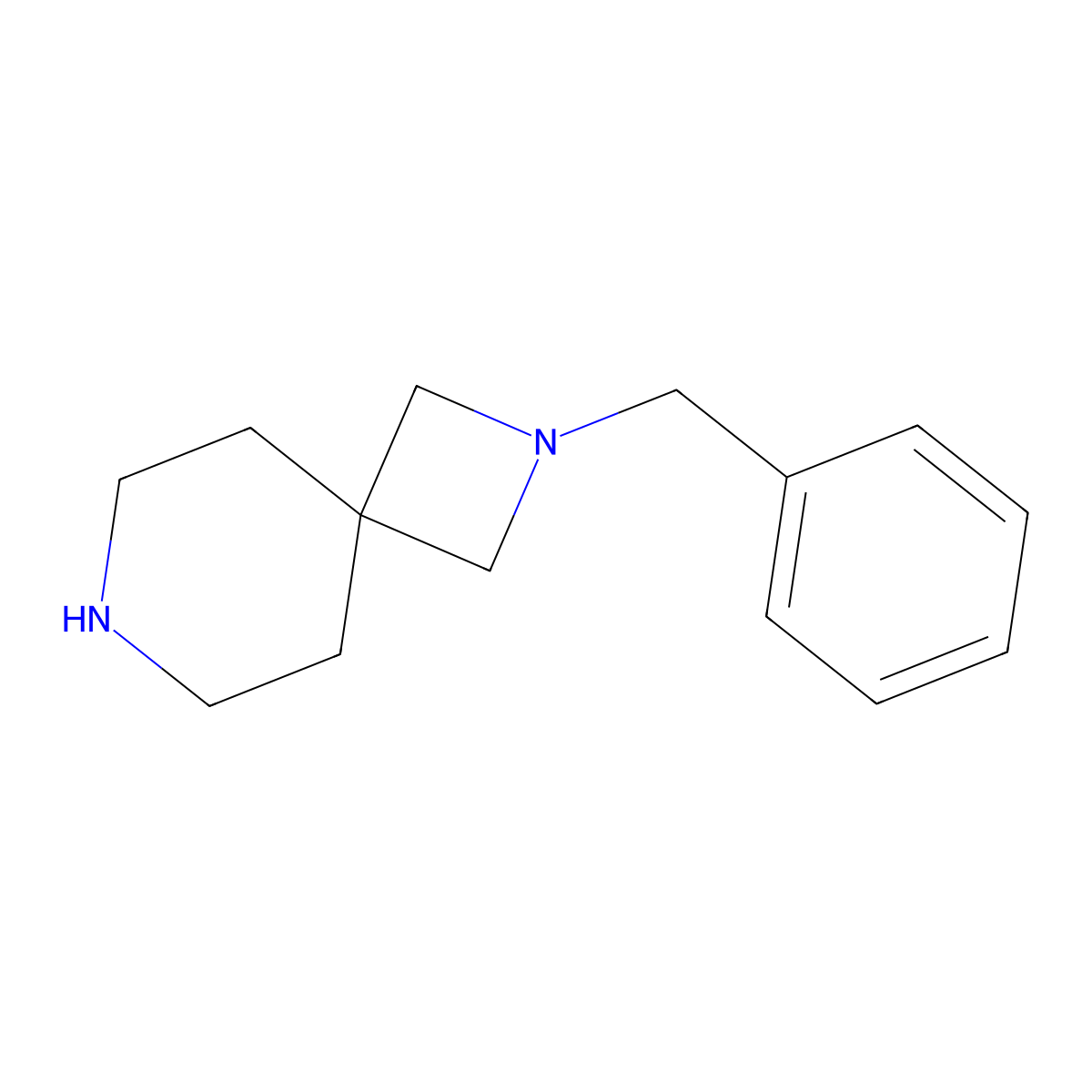 2-Benzyl-2,7-diazaspiro[3.5]nonane molecular structure, CAS 1194374-44-1