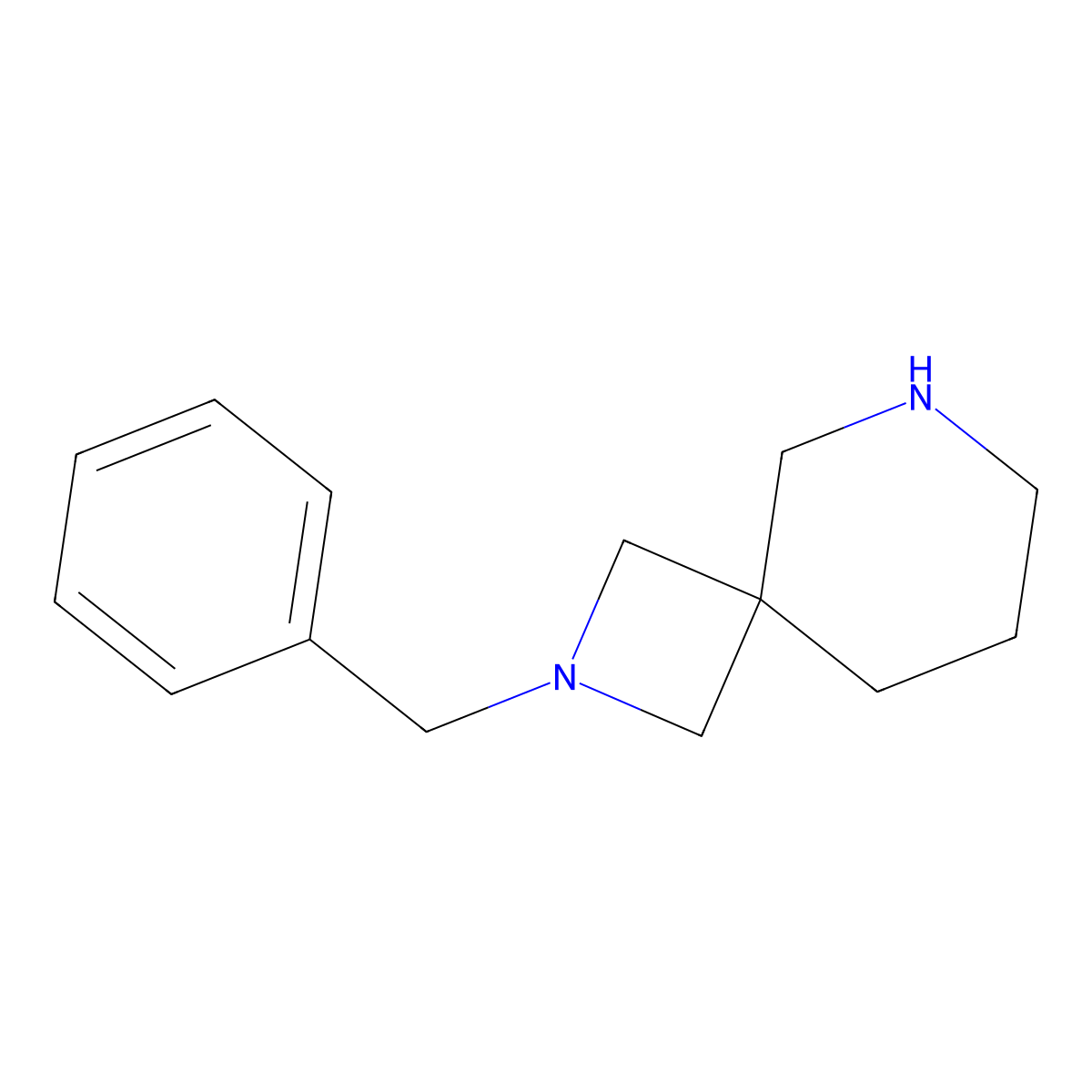 2-Benzyl-2,6-diazaspiro[3.5]nonane molecular structure, CAS 1194374-48-5