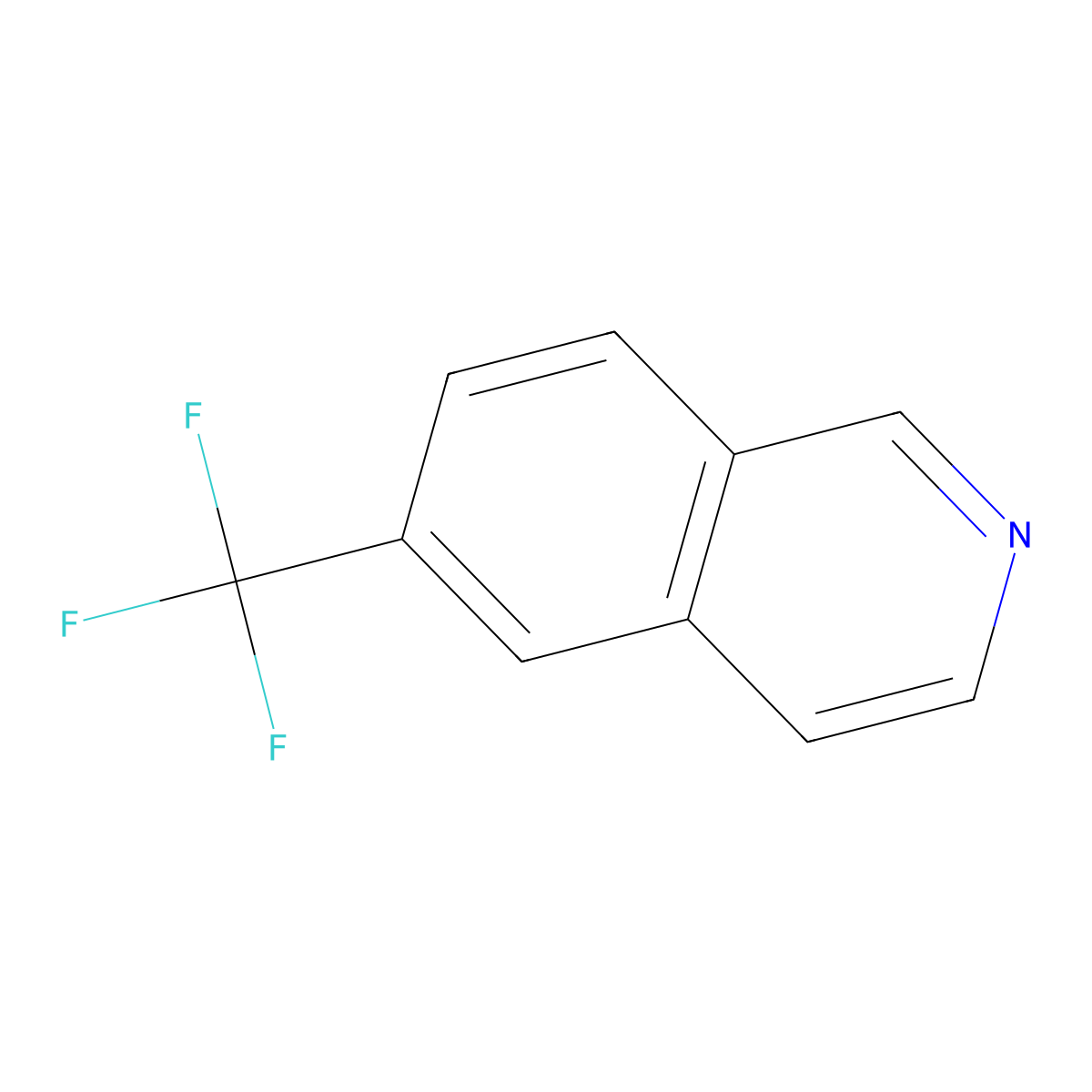 6-(Trifluoromethyl)isoquinoline molecular structure, CAS 1194375-62-6