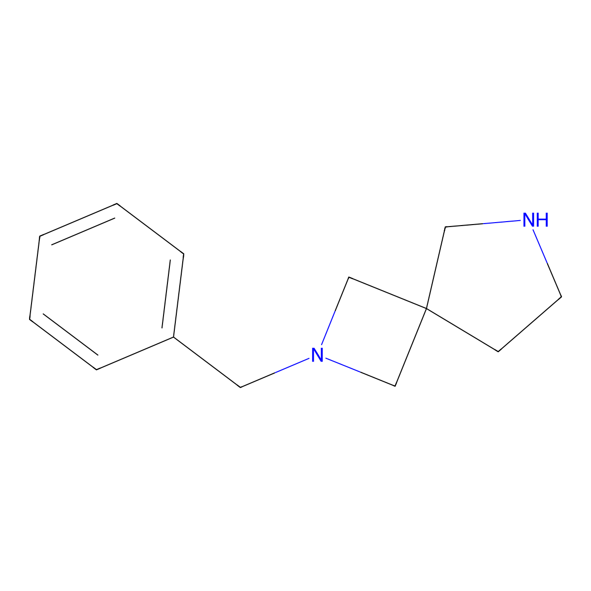 2-Benzyl-2,6-diazaspiro[3.4]octane molecular structure, CAS 1194375-87-5