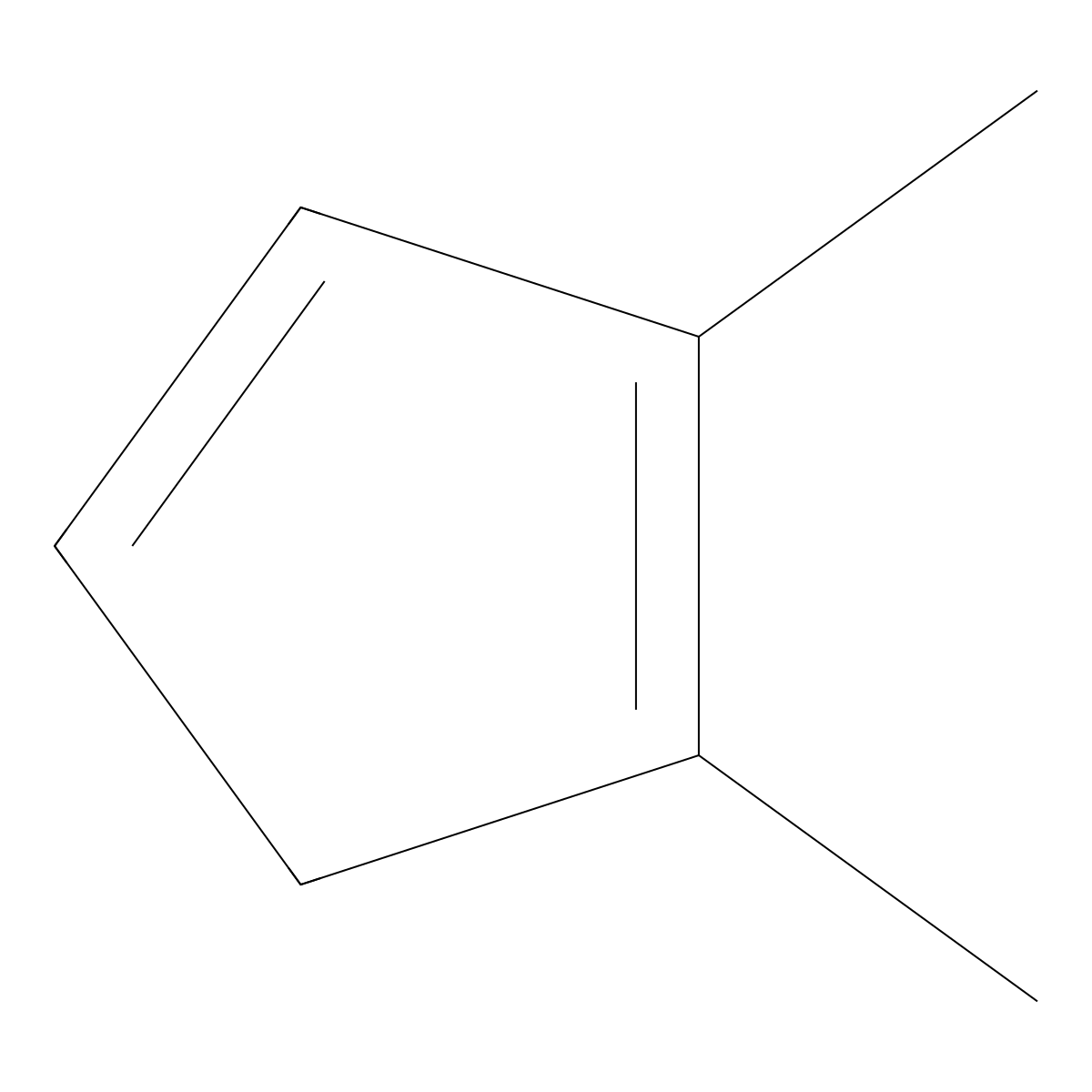 1,2-Dimethylcyclopentadiene molecular structure, CAS 119445-91-9