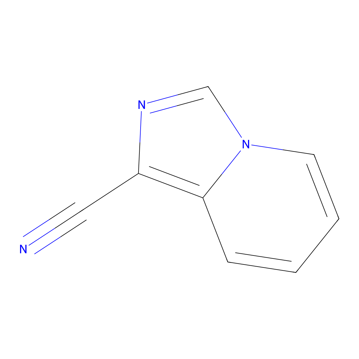 Imidazo[1,5-a]pyridine-1-carbonitrile molecular structure, CAS 119448-88-3