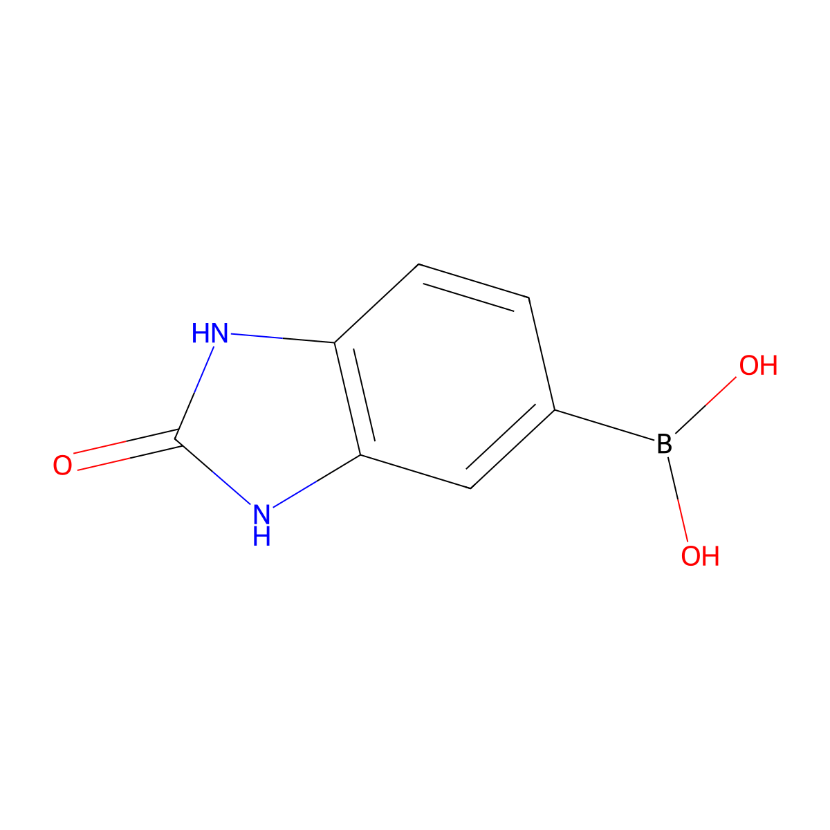 2-Oxo-2,3-dihydro-1h-benzo[d]imidazol-5-ylboronic acid molecular structure, CAS 1194483-04-9
