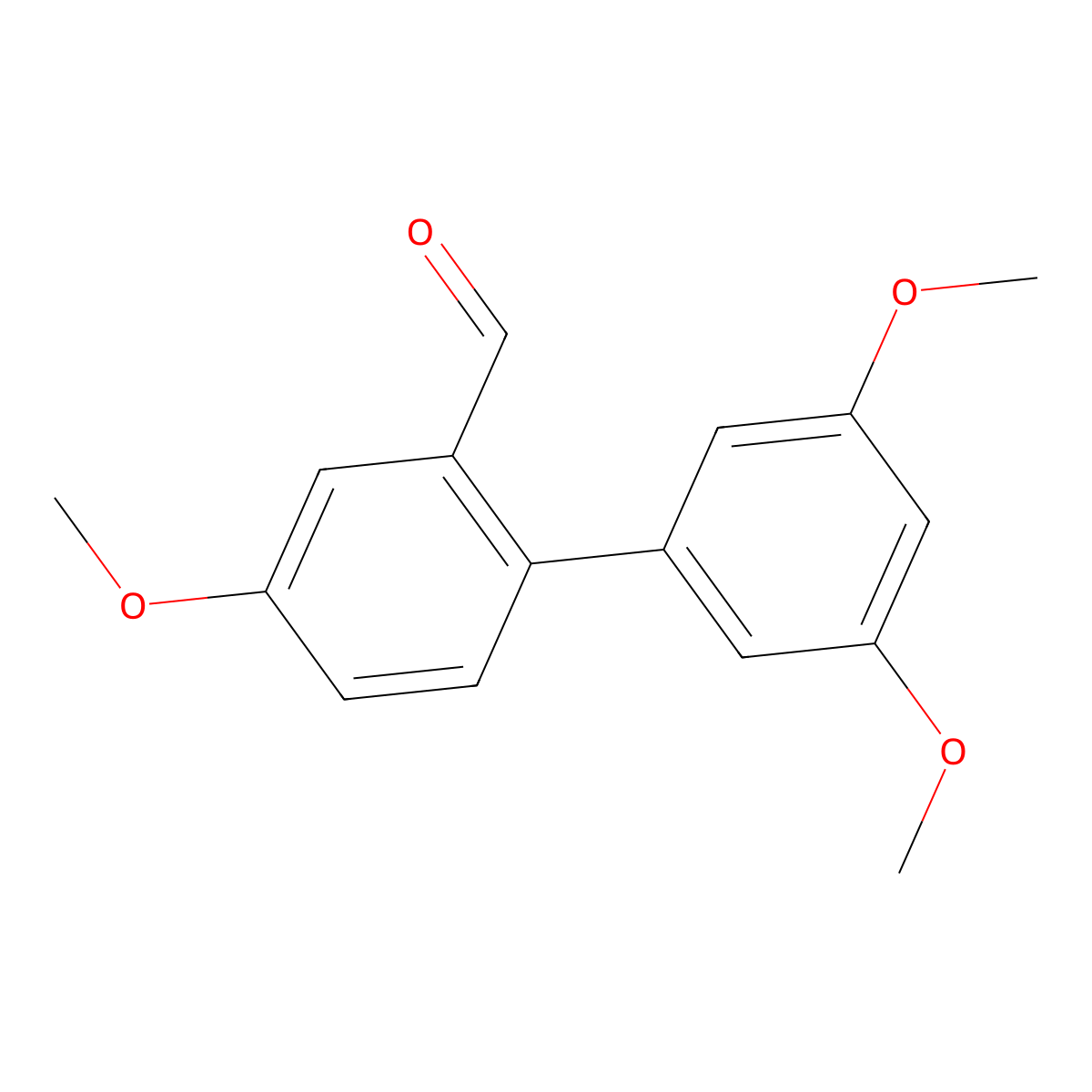 3',4,5'-Trimethoxy[1,1'-biphenyl]-2-carboxaldehyde molecular structure, CAS 1194487-18-7