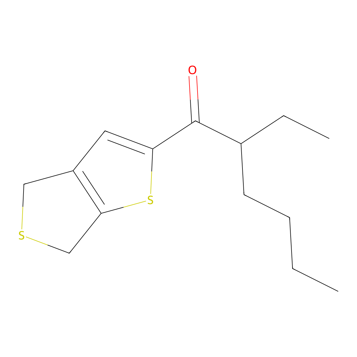 1-(4,6-Dihydrothieno[3,4-b]thiophen-2-yl)-2-ethylhexan-1-one molecular structure, CAS 1194605-72-5
