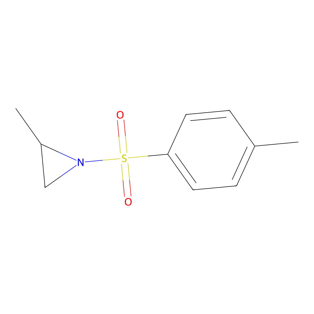 2-Methyl-1-Tosyl-Aziridine molecular structure, CAS 119461-40-4