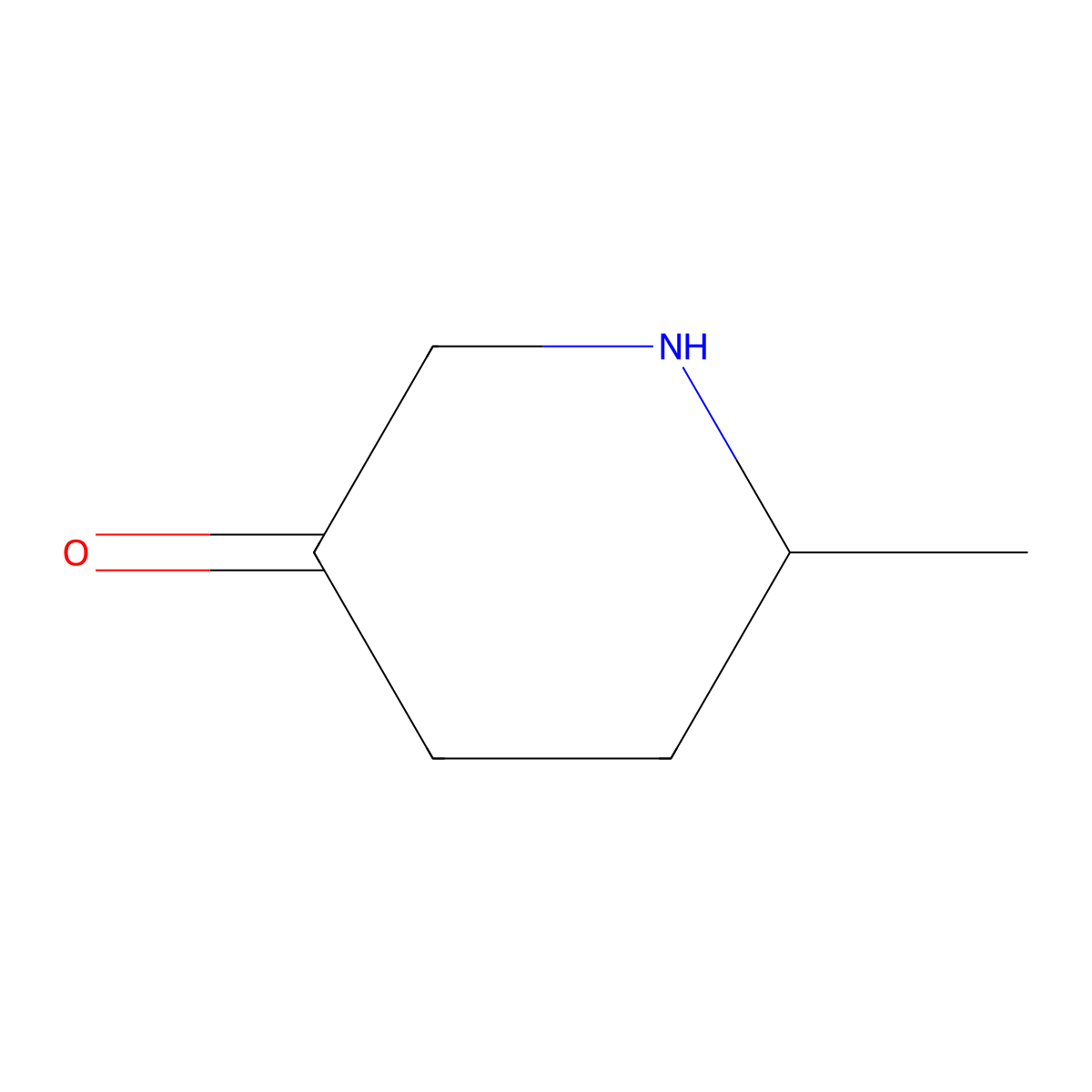 6-Methylpiperidin-3-one molecular structure, CAS 1194702-84-5