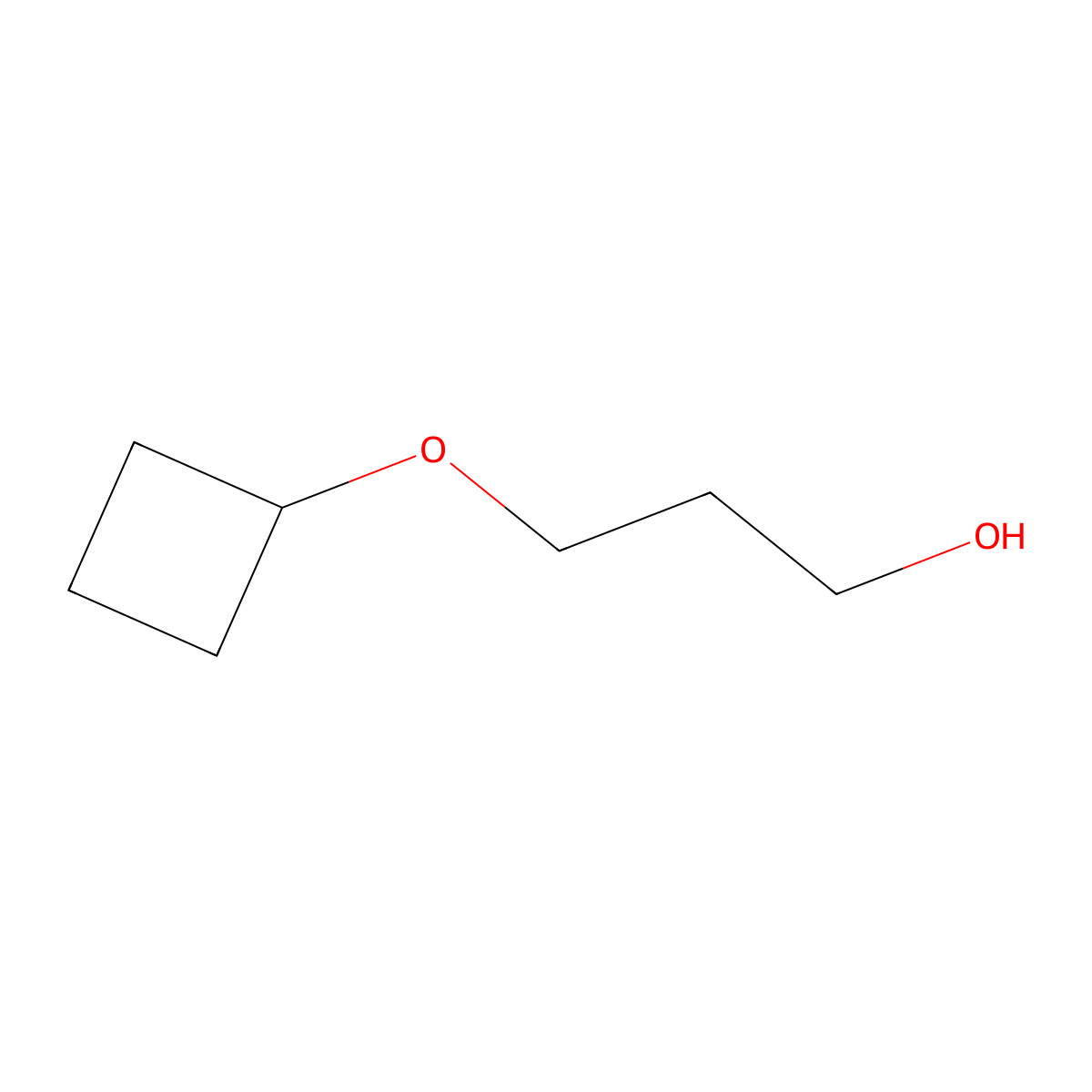 3-Cyclobutoxypropan-1-ol molecular structure, CAS 1194835-18-1