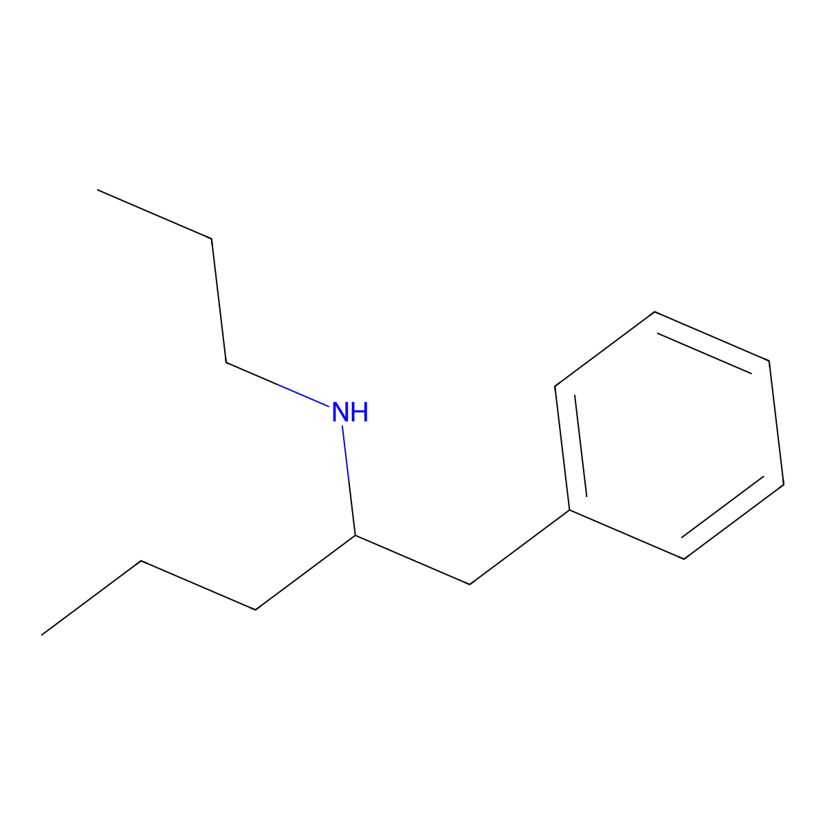 (1-Phenylpentan-2-yl)(propyl)amine molecular structure, CAS 119485-94-8