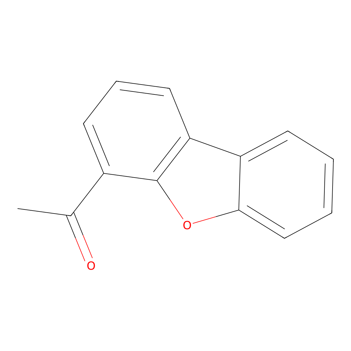1-(Dibenzo[b,d]furan-4-yl)ethan-1-one molecular structure, CAS 119490-18-5