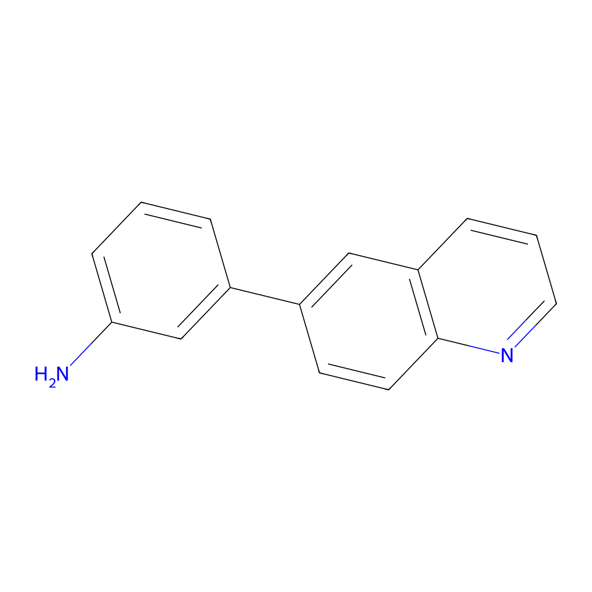 3-(Quinolin-6-yl)aniline molecular structure, CAS 1194974-94-1