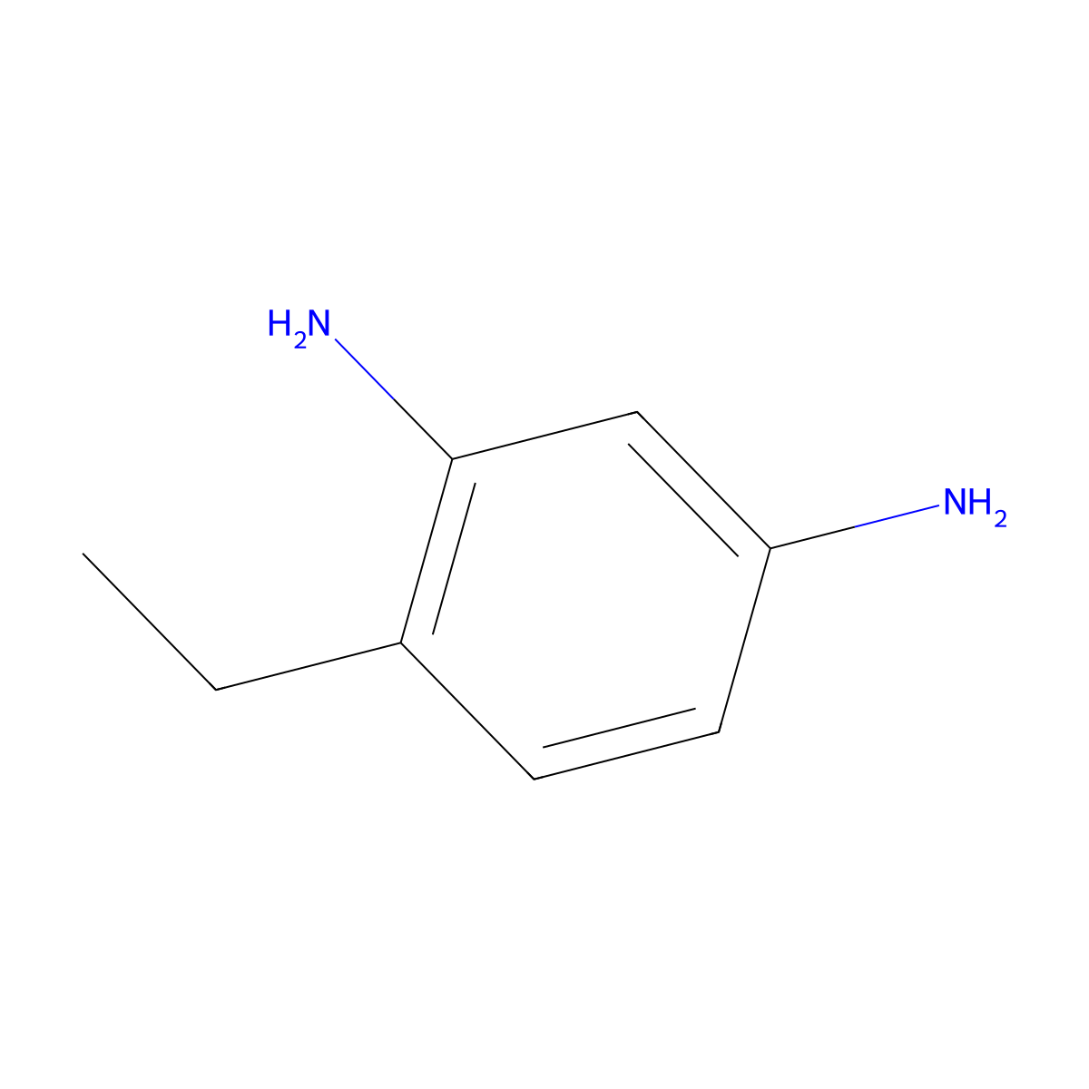2,4-Diaminoethylbenzene molecular structure, CAS 1195-06-8