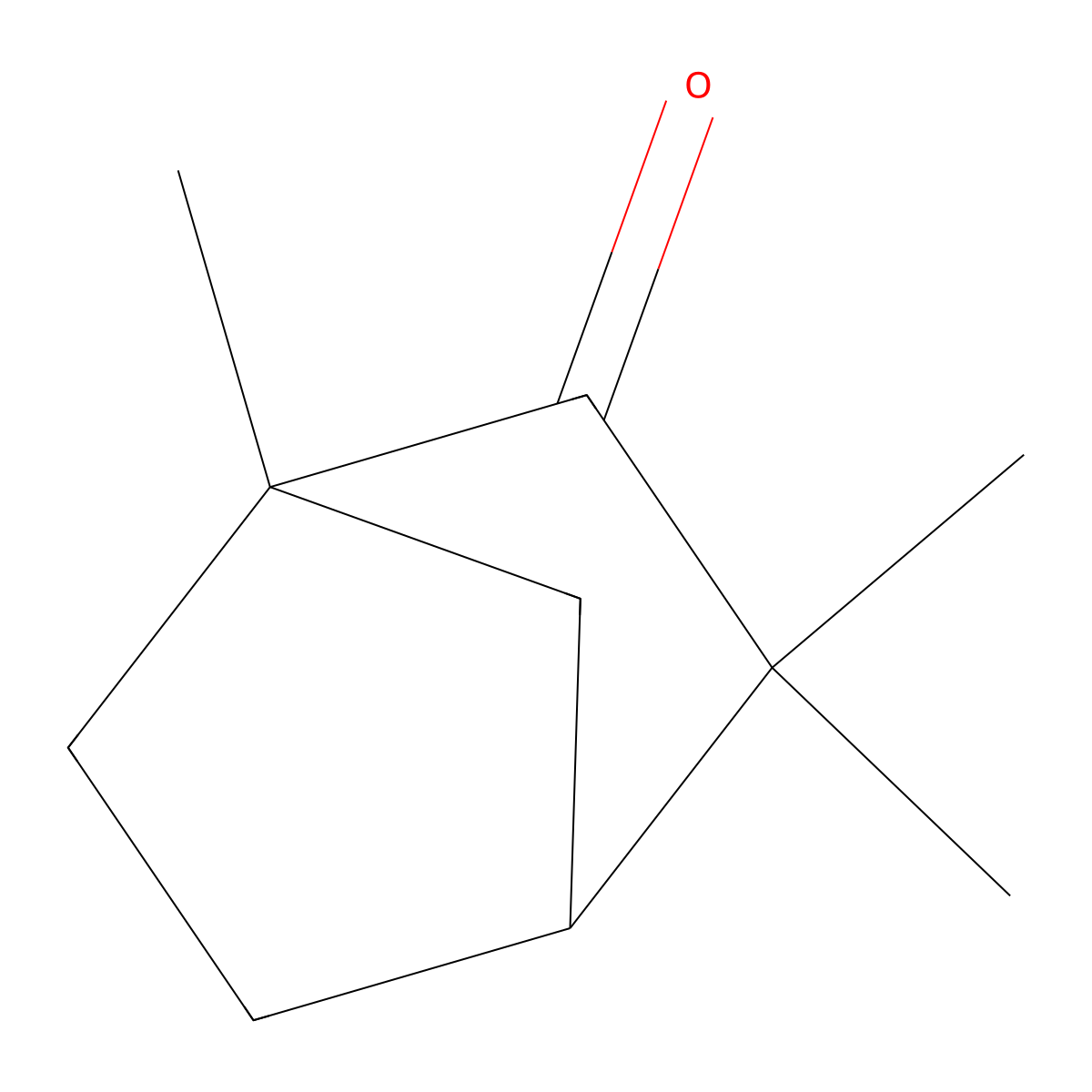 (+-)-Fenchone molecular structure, CAS 1195-79-5