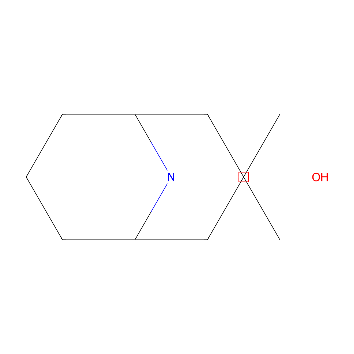 9-(Propan-2-yl)-9-azabicyclo[3.3.1]nonan-3-ol molecular structure, CAS 1195148-85-6