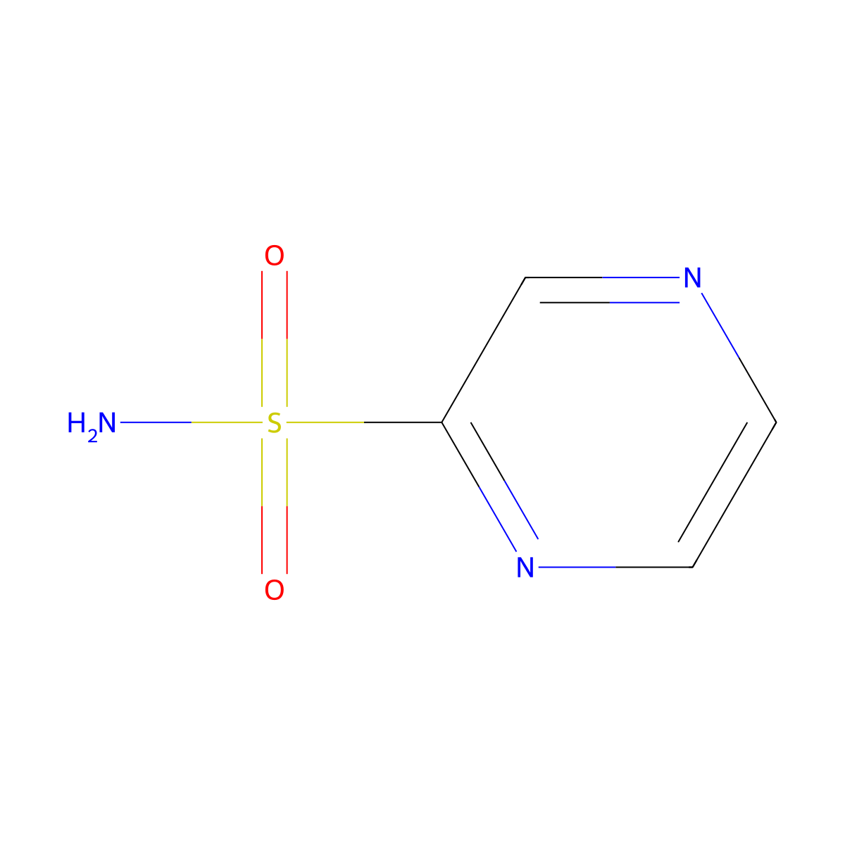 Pyrazine-2-sulfonamide molecular structure, CAS 1195533-51-7