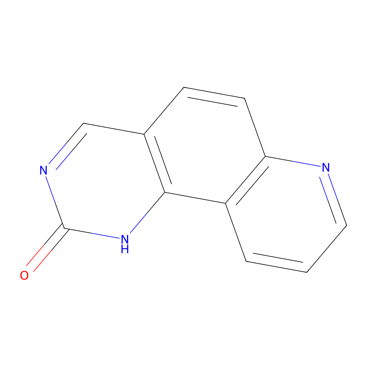 Pyrido[2,3-h]quinazolin-2(1H)-one molecular structure, CAS 1195596-70-3