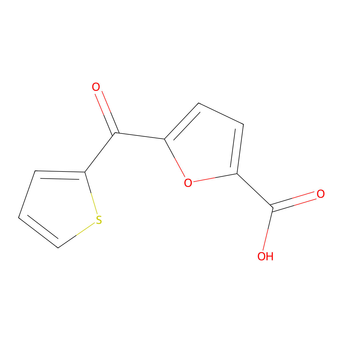 5-(Thiophene-2-carbonyl)furan-2-carboxylic acid molecular structure, CAS 1195606-99-5
