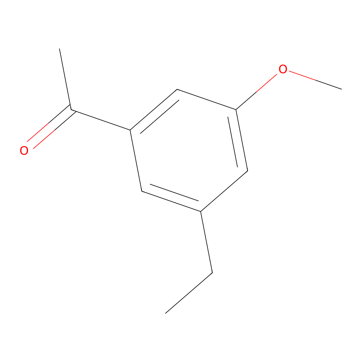 1-(3-Ethyl-5-methoxyphenyl)ethanone molecular structure, CAS 1195677-87-2