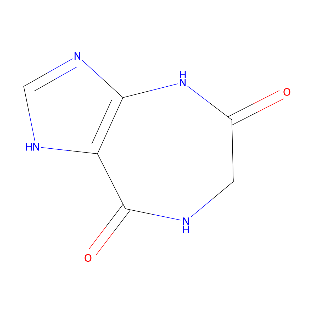1,4,6,7-Tetrahydroimidazo[4,5-E][1,4]diazepine-5,8-dione molecular structure, CAS 119584-65-5