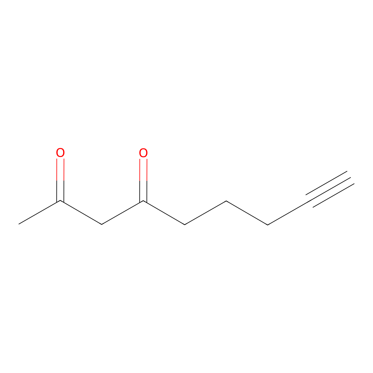 Non-8-yne-2,4-dione molecular structure, CAS 1195869-27-2