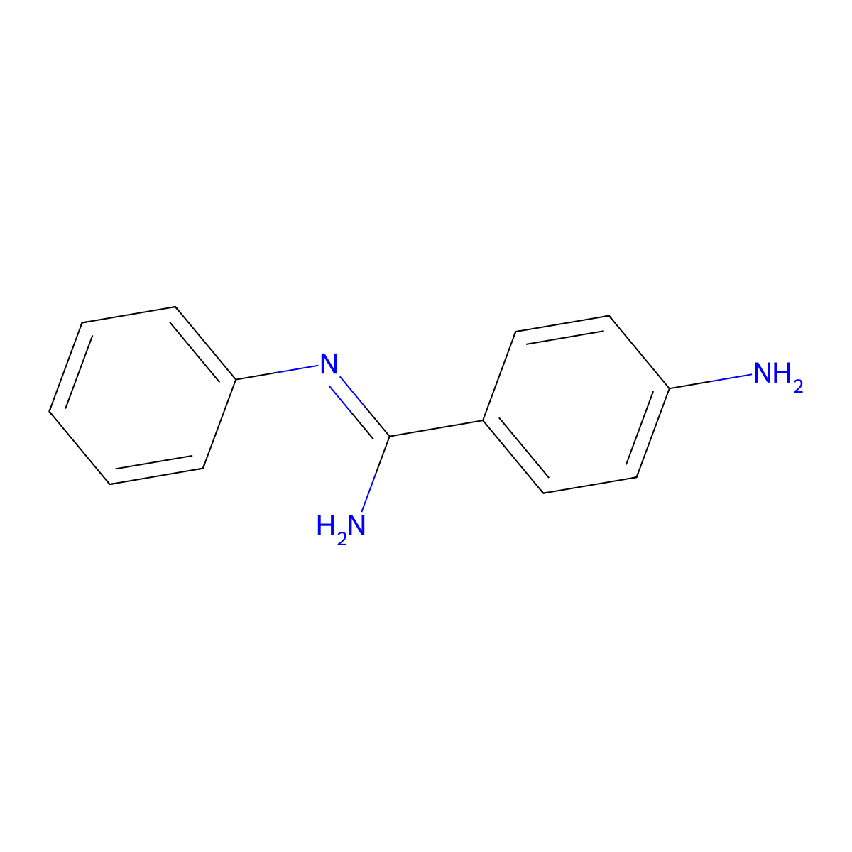 4-Amino-N'-phenylbenzene-1-carboximidamide molecular structure, CAS 1195870-11-1