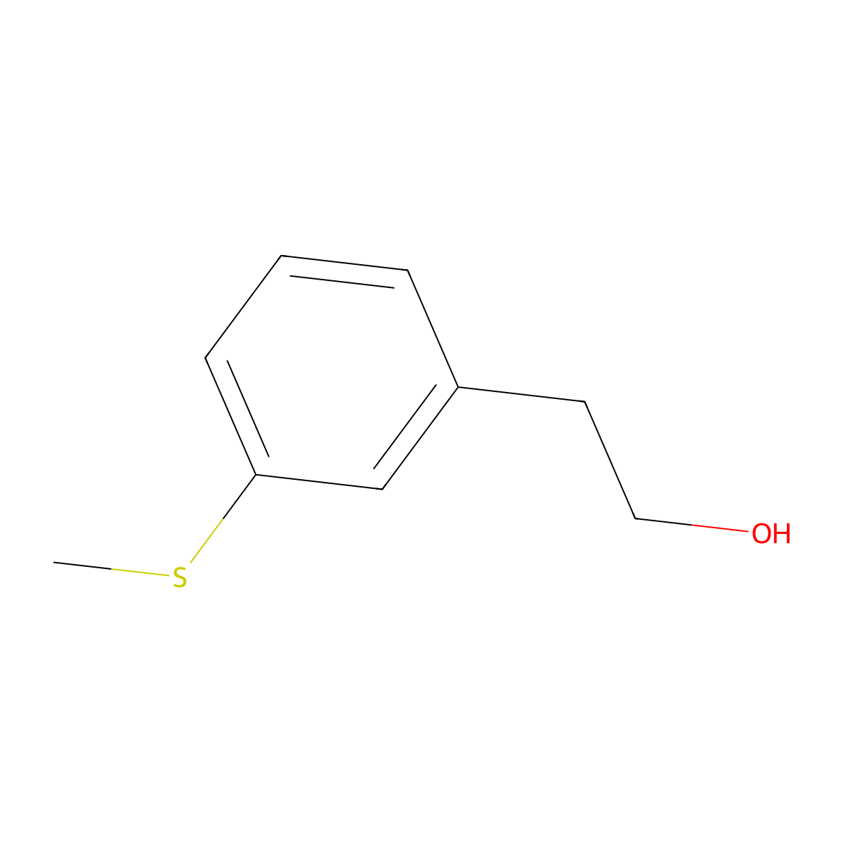 2-(3-(Methylthio)phenyl)ethanol molecular structure, CAS 1195945-56-2
